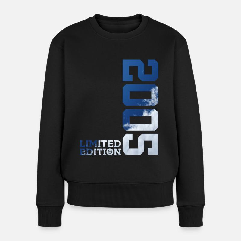 LIMITED EDITION 2005 21. GEBURTSTAG - Frauen Premium Bio Pullover - Schwarz