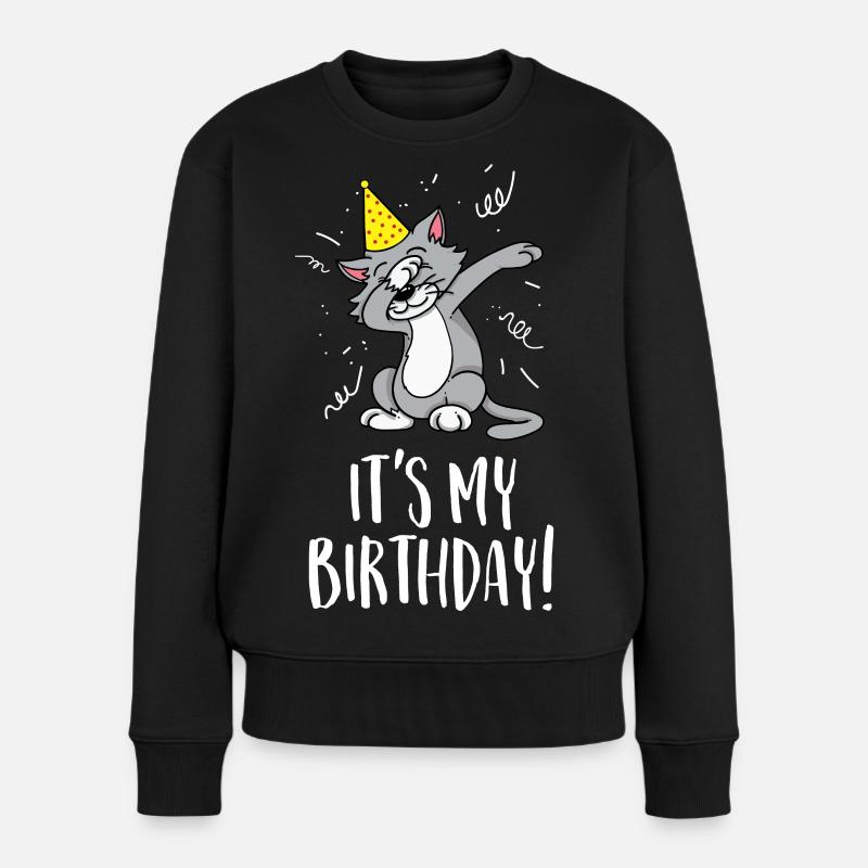 C'est mon anniversaire - Anniversaire et fête - Pull Premium bio Femme - noir