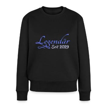 Héroïne 2029 - Pull Premium bio Femme - noir - Devant - Julia (174cm)