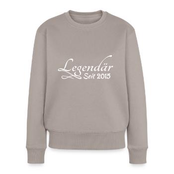 2015 - Women's Premium Organic Jumper - taupe - Front - Julia (174cm)