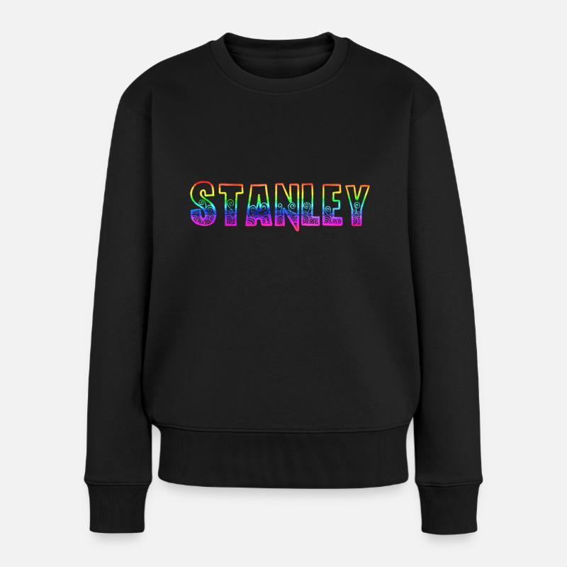 stanley rs regenbogen - Frauen Premium Bio Pullover - Schwarz