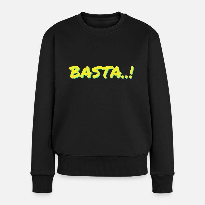 Basta ! Design by Michaela - Pull Premium bio Femme - noir