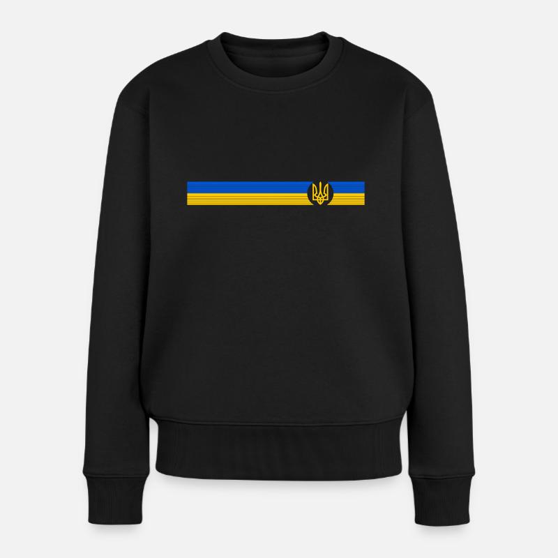 UKRAINE Sportive - Pull Premium bio Femme - noir