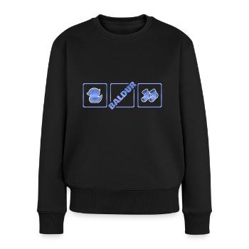 Birth of Baldur - Women's Premium Organic Jumper - black - Front - Julia (174cm)