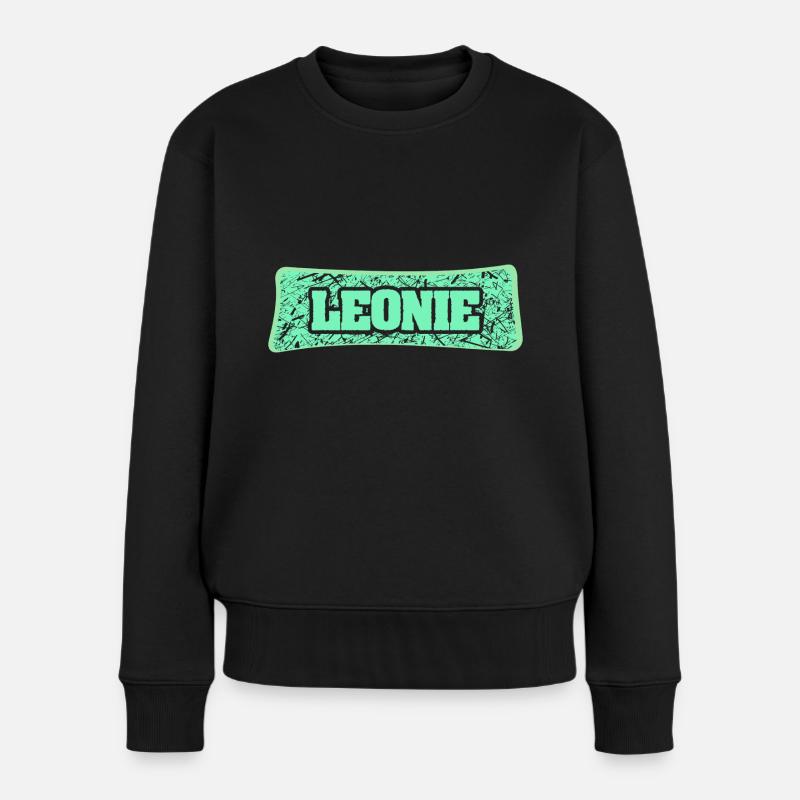 Leonie - Women's Premium Organic Jumper - black