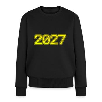 2027 - Women's Premium Organic Jumper - black - Front - Julia (174cm)