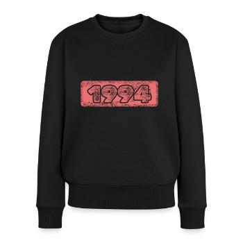 Number 1994 - Women's Premium Organic Jumper - black - Front - Julia (174cm)