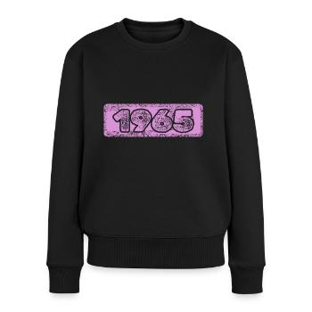 1965 - Women's Premium Organic Jumper - black - Front - Julia (174cm)