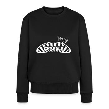 Geselle - Frauen Premium Bio Pullover - Schwarz - Vorne - Julia (174cm)