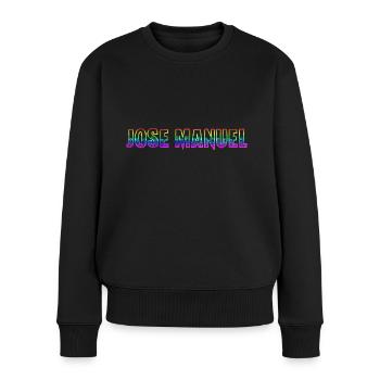 Jose Manuel RS Rainbow - Women's Premium Organic Jumper - black - Front - Julia (174cm)