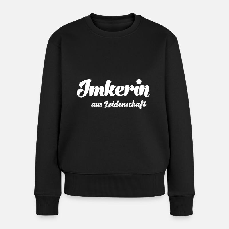 Imker aus Leidenschaft Imker Bienenzüchter Bienen - Frauen Premium Bio Pullover - Schwarz