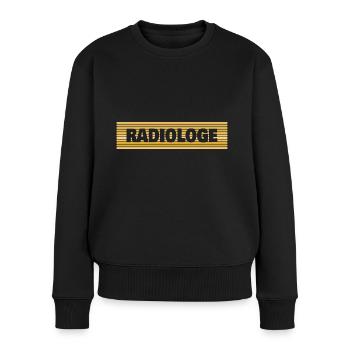 Beruf Radiologe - Frauen Premium Bio Pullover - Schwarz - Vorne - Julia (174cm)