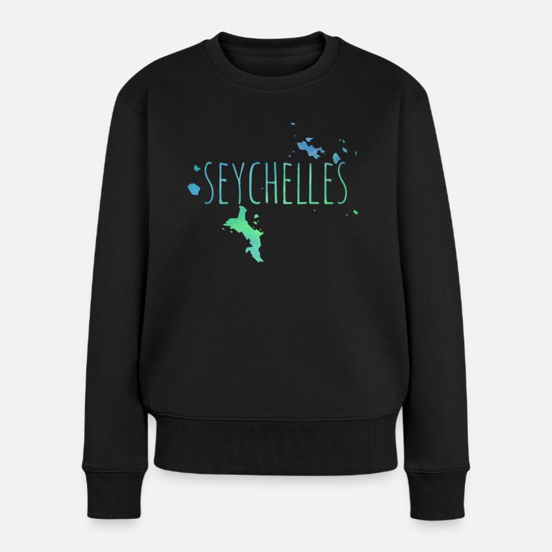 Seychelles - Frauen Premium Bio Pullover - Schwarz