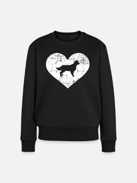 Golden Retriever - Frauen Premium Bio Pullover - Schwarz