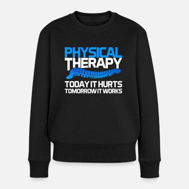 Physiothérapie physiothérapeute disant cadeau - Pull Premium bio Femme - noir
