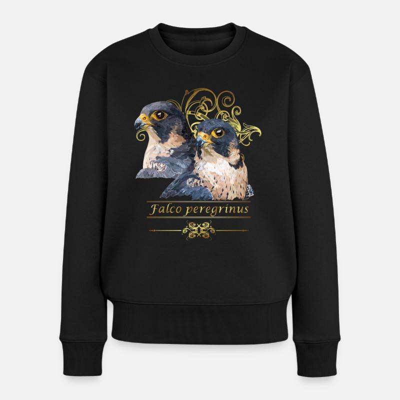 Le faucon pèlerin - Pull Premium bio Femme - noir