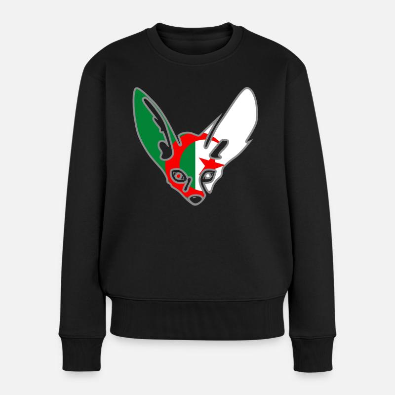 Fennec Algérie - Pull Premium bio Femme - noir