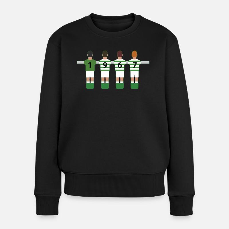 Lisbon Lions Foosball 1967 - Frauen Premium Bio Pullover - Schwarz
