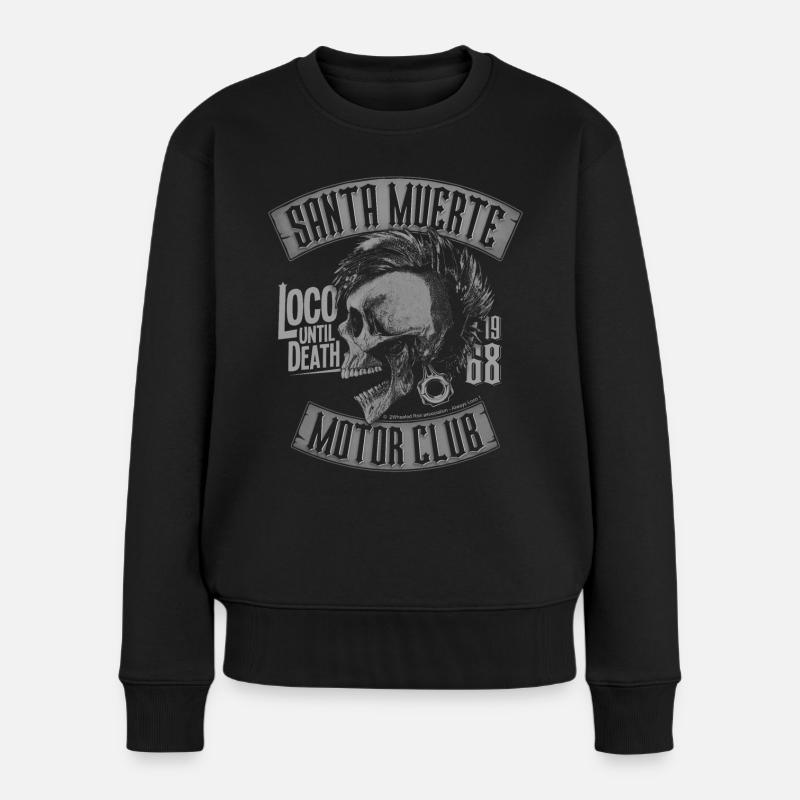 Santa Muerte Motor Club - Pull Premium bio Femme - noir