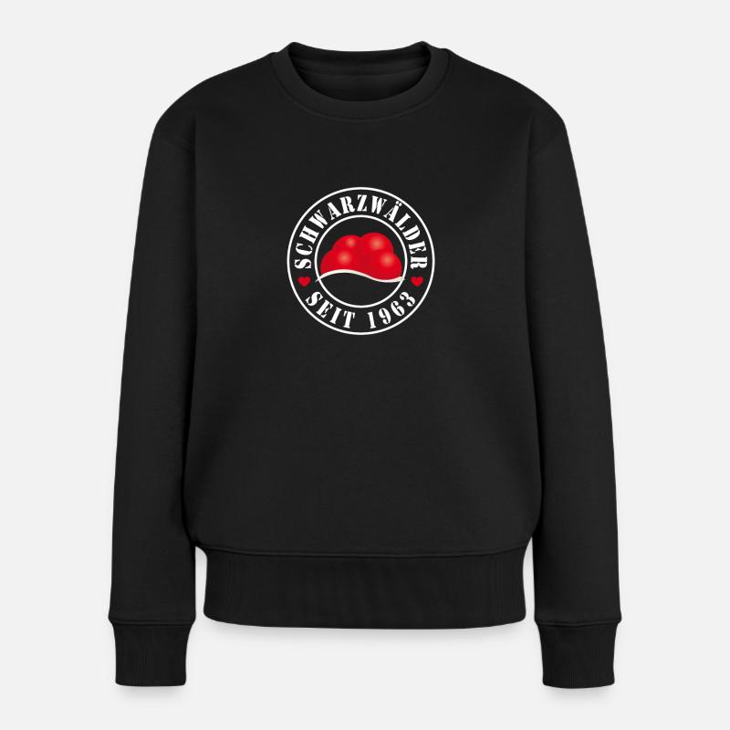 Schwarzwälder seit 1963 - Frauen Premium Bio Pullover - Schwarz