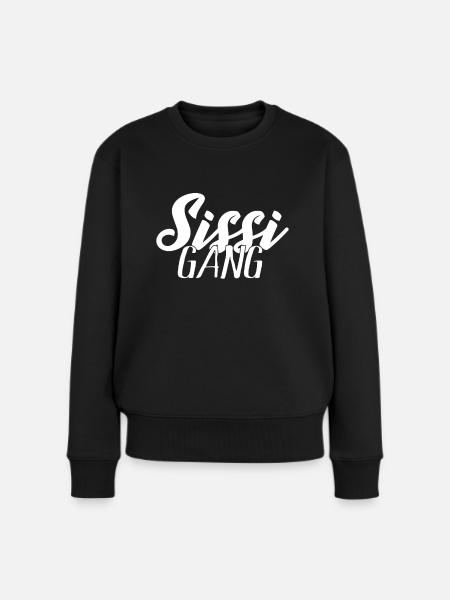 Sissi Gang - Schwestern Partnerlook - Frauen Premium Bio Pullover - Schwarz