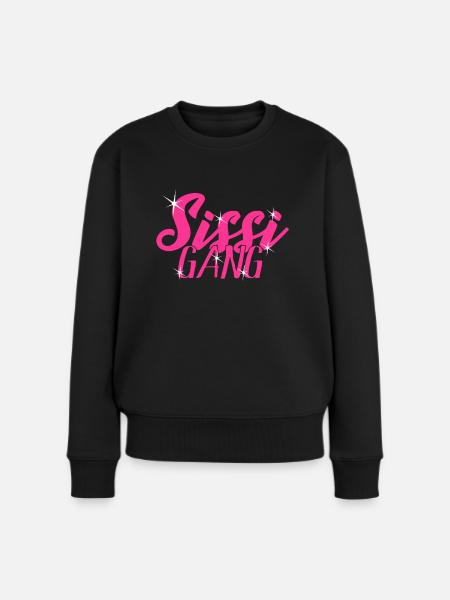 Sissi Gang - Sisters Partner Look - Sisters - Pull Premium bio Femme - noir