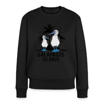 Galapagos Islands - Women's Premium Organic Jumper - black - Front - Julia (174cm)
