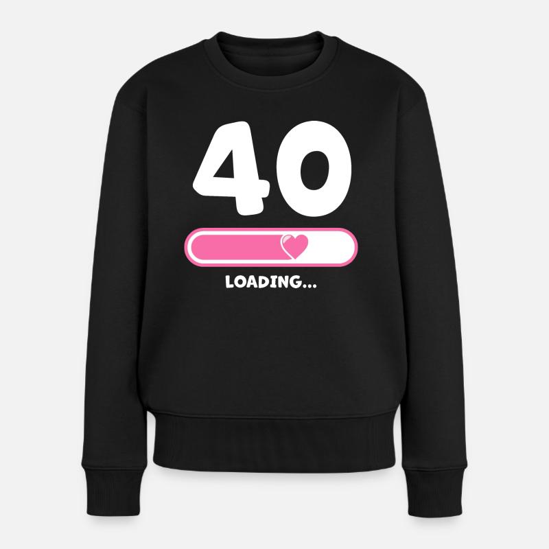 40e anniversaire - Pull Premium bio Femme - noir