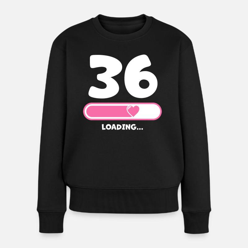 Félicitations d’anniversaire de 36 ans - Pull Premium bio Femme - noir