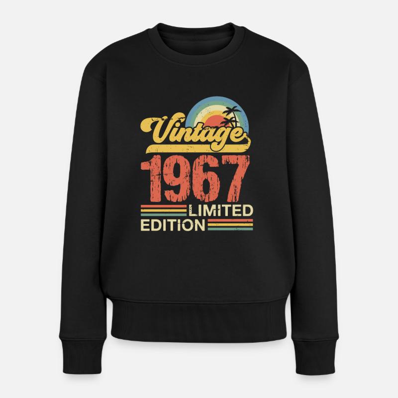 1967 - Frauen Premium Bio Pullover - Schwarz