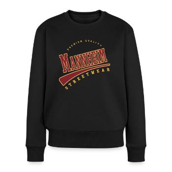 Mannheim Germany College High School Style - Women's Premium Organic Jumper - black - Front - Julia (174cm)