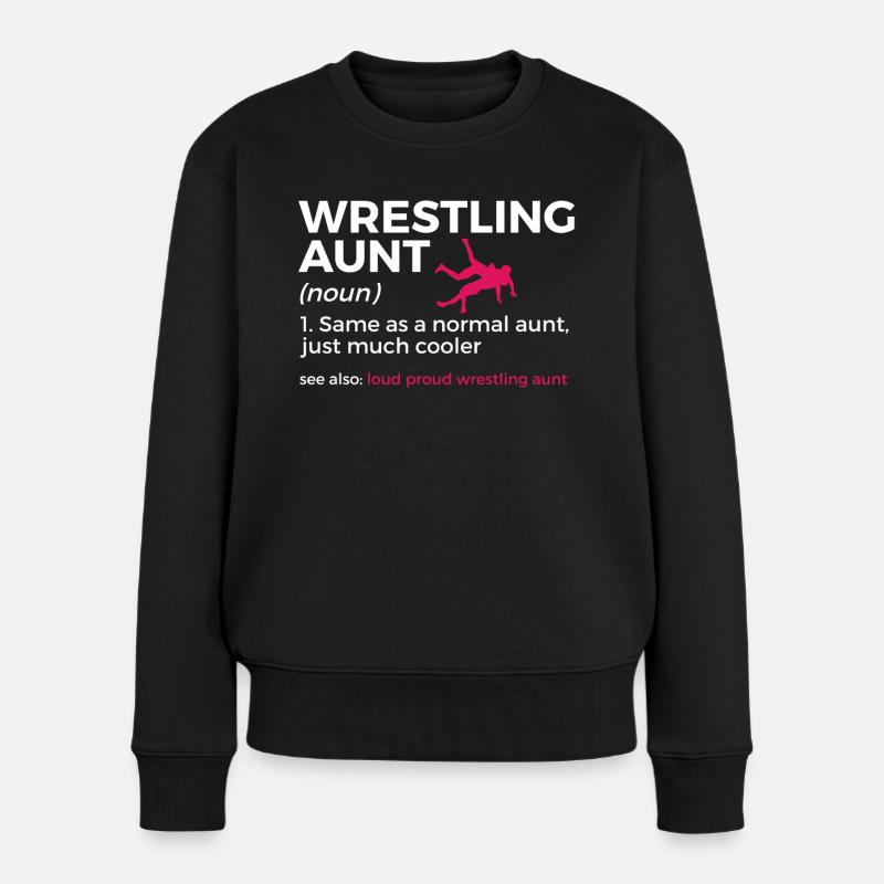 Lutte - Pull Premium bio Femme - noir