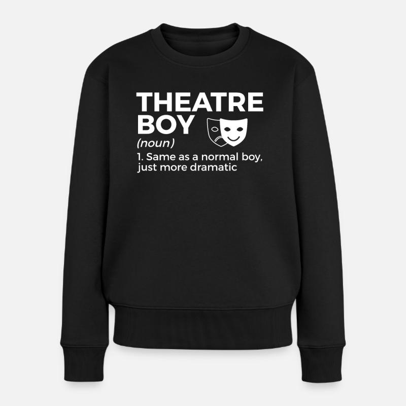 Acteurs de théâtre - Pull Premium bio Femme - noir