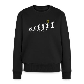 Agent d’assurance Evolution - Pull Premium bio Femme - noir - Devant - Julia (174cm)