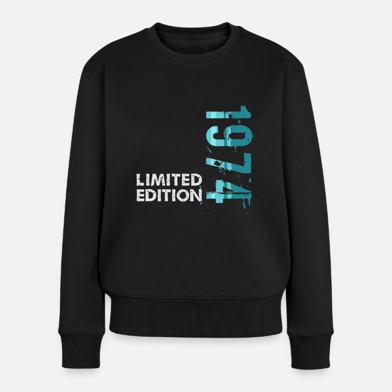 1974 Limited Edition - Frauen Premium Bio Pullover - Schwarz
