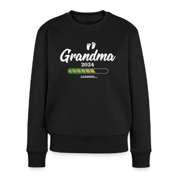 Chargement de grand-mère 2024 - Pull Premium bio Femme - noir - Devant - Julia (174cm)
