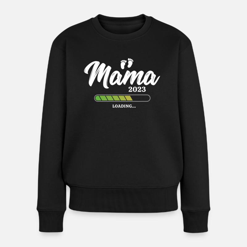 Mama Loading 2023 (Garantie du prix le plus bas) - Pull Premium bio Femme - noir