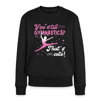 Gymnastique Danse Baton Twirler Pole Gymnastique - Pull Premium bio Femme - noir - Devant - Julia (174cm)