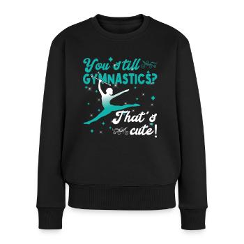 Gymnastique Danse Baton Twirler Pole Gymnastique - Pull Premium bio Femme - noir - Devant - Julia (174cm)