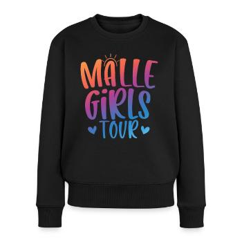 Malle Girls Tour - Frauen Premium Bio Pullover - Schwarz - Vorne - Julia (174cm)