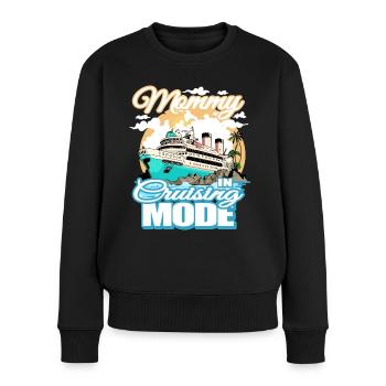 Mommy Cruising Fashion Boat Trip On Vacation - Pull Premium bio Femme - noir - Devant - Julia (174cm)