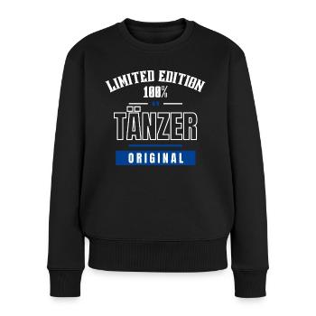 Limited Edition 100% - Tänzer - Original - Frauen Premium Bio Pullover - Schwarz - Vorne - Julia (174cm)