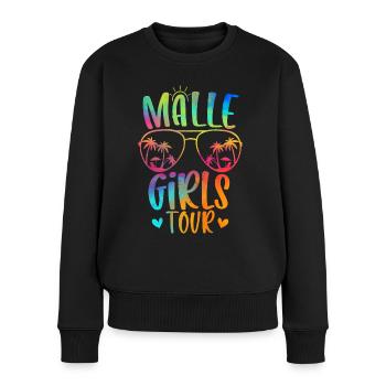 Malle Girls Tour - Frauen Premium Bio Pullover - Schwarz - Vorne - Julia (174cm)