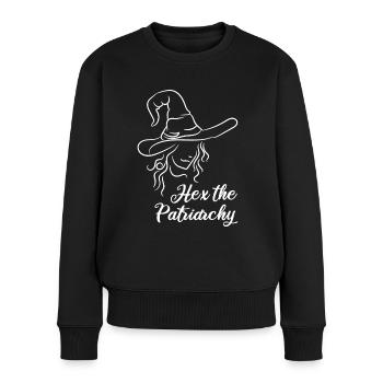 Hex Le Patriarcat - Pull Premium bio Femme - noir - Devant - Julia (174cm)