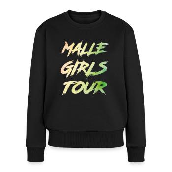 Damen Malle Girls - Frauen Premium Bio Pullover - Schwarz - Vorne - Julia (174cm)