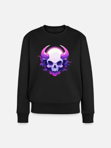 Beelzebub - Frauen Premium Bio Pullover - Schwarz