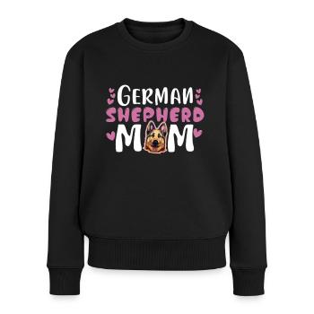 German Shepherd Mom - Women's Premium Organic Jumper - black - Front - Julia (174cm)