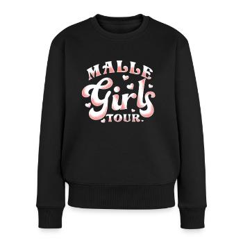 Visite des filles de Malle - Pull Premium bio Femme - noir - Devant - Julia (174cm)