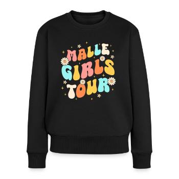Visite des filles de Malle - Pull Premium bio Femme - noir - Devant - Julia (174cm)