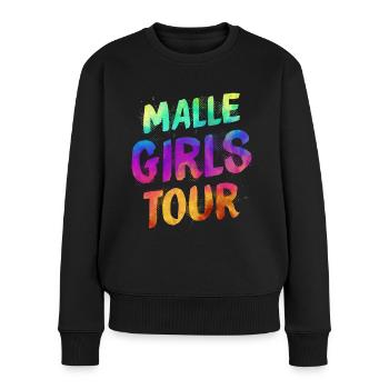 Visite des filles de Malle - Pull Premium bio Femme - noir - Devant - Julia (174cm)